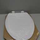 Bemis 1500EC 390 Lift-Off Wood Elongated Toilet Seat, Cotton White (Pack of 1)