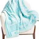 Jay Franco Gilmore Girls Feather Knit Fluffy Throw Blanket - Stars Hallow Fuzzy Blanket Measures 50 x 60 inch - Super Soft Lightweight Bedding