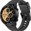 SKG Smart Watch,Rugged Outdoor Watch with GPS, Fitness Tracker with Heart Rate, SpO2, Sleep Monitor, IP68 Waterproof, Multi-Sports, 3-Axis Compass,Blood Oxygen,''1.32''Screen Android iOS,Gift,V9C