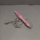 Automatic Curling Iron 1.25 Inch, 2-Way Auto Rotating, Hair Curler for Beach Waves Curling Wand, 4 Temperatures, Fast Heating Ceramic Coating, Anti-Tangle, Anti-Scald, Auto Shut-Off (Pink)