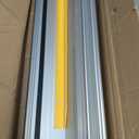 6" Rise Door Threshold Ramps for Doorways, Stable Yellow Edge, Aluminum Wheelchair Ramp for Home Steps, Adjustable Modular Entry Ramp for Scooters, Power Chairs, 880LBS Load Capacity
