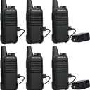Retevis RT22 Walkie Talkies for Adults, Two Way Radios Long Range Rechargeable, VOX Handsfree, Mini Compact Walkie Talkie with USB Charger, for School Church Restaurant (6 Pack)