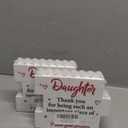 SOFEGY Daughter Gifts from Mom Dad To My Daughter Unique Gifts for Adult Daughter Birthday Gifts Decorative Signs, Pack 2