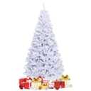6 ft. Unlit Hinged Artificial Christmas Tree Premium Pine Tree 1000 Tips with Metal Stand