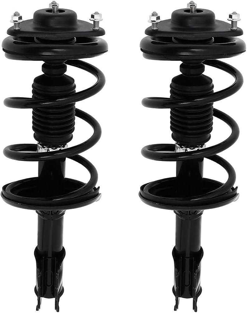 AUTOMUTO Strut Spring Assembly Front Pair struts and Shock Absorber for Mitsubishi Lancer 2002-2007 replacement for 172142