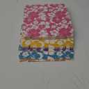 Nitial 48 Pcs Hibiscus Party Paper Food Trays Disposable Luau Party Food Boats Hawaiian Themed Decorations 5 lb Hawaiian Tray for Hibiscus Tropical Theme Supplies