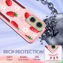 for Moto G Stylus 5G 2024 Case Women - Cute Girls Phone Cover Girly Kawaii Aesthetic Design Strawberry Heavy Duty Protective Shockproof Military Grade for Motorola Moto G Stylus 5G 2024 Cases