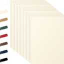 28 Sheets Cream Cardstock 8.5 x 11 Ivory Paper, 250gsm/92lb Premium Off White Paper Card Stock for Wedding Invitations, School Crafting, Memus, DIY Card Making, Graduations, Business Cards