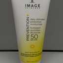 IMAGE Skincare PREVENTION+ Daily Ultimate Protection Moisturizer, SPF 50 Face Sunscreen Lotion, Zinc Oxide, Blendable with No White Cast, 3.2 oz, Best By: 12/2026