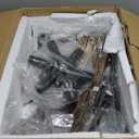 TOCHIC 28" Farmhouse Chandelier, Black Vintage Chandeliers for Dining Room, 6 Lights Drum Rustic Chandelier with Bear Metal, Western Bear Ceiling Light Fixture for Living Room, Bedroom, Hallway, Bar