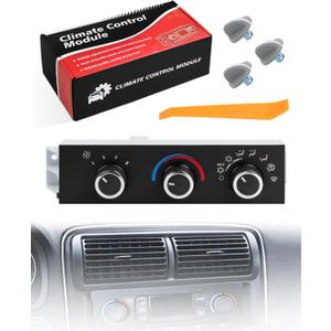 Upgraded Climate Control Module Compatible with 1996-2014 Chevy Express 1500 GMC Savana 1500, 1996-2020 Chevy Express 2500 3500 GMC Savana 2500 3500, 599-217 A/C Heater Air Conditioning Panel