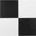 Achim Home Furnishings FTVSO10320 Nexus 12-Inch Vinyl Tile, Solid Black and White, Pack of 20