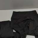 2 Pack Fleece Lined Leggings for Women - Thermal Winter Warm Tights Tummy Control High Waisted Workout Yoga Pants (Large-X-Large)