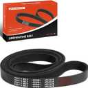 A-Premium Engine Serpentine Drive Belt Compatible with Chevy, GMC, Ford, Audi, Mercury, Olds, Isuzu & Land Rover Cars - Silverado, Tahoe, Express, Sierra, Yukon, Savana, Mustang, Taurus, LR4 & More