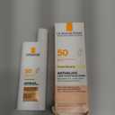 La Roche-Posay Anthelios Sunscreen SPF 50, Ultra-Light Fluid Broad Spectrum SPF 50, Face Sunscreen with Titanium Dioxide Mineral, Lightweight & Fast-Absorbing, Oil-Free, Matte Finish (Tinted), Expiry: 08-2028