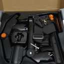 VR Gunstock for Meta Quest 2 Quest 3 Quest 3S Quest Pro  Adjustable FPS Gaming Controller Accessories with Quick Magnetic Attachment Cheek Pad for Immersive VR Gameplay (Black)