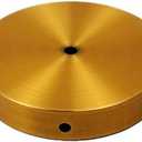 E27 Table Metal Lamp Bases Holder With 10mm Central Hole And Side Hole Fold Edge Inward 10mm For Table Lamp Accessories 12/14cm - (Color: Rose Gold Base Type: 12cm)