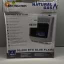 Mr. Heater MHVFBF20NGT 20,000 BTU Vent Free Blue Flame Natural Gas Heater & Supplemental Heat in Cold Rooms, Additions, Sun Rooms & Cabins - White