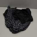 Aqua Eve Plus Size Two Piece Swimsuits for Women Tankini Bathing Suits Flowy Swim Dress with Shorts (Black Dot)