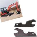 Quick Attach Ears for Kubota Excavators KX040, KX71, KX91, KX121, KX033, U35 | Durable Bucket Attachment Compatibility