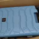 Wrangler ATG Trailway Expandable Hardside Luggage, Storm Blue, 22" Carry-On