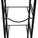 4 Tier Space Saving Carbon Steel Water Cooler Jug Holder, Suitable for Different Sizes of Bottles, Adjustable Feet Multifunctional Shelf Holder Stand