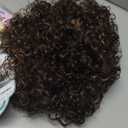 Brazilian Kinky Curly 10 Inch Human Hair Wigs for Black Women - Wear and Go Glueless Short Wig with Natural Color - 100% Human Hair