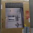 LOAAO 24X36 Gold Bathroom Mirror, Rounded Rectangle Gold Frame Mirror, Brushed Gold Bathroom Vanity Mirror Wall-Mounted, Anti-Rust, Hangs Horizontally or Vertically