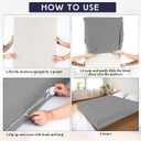 HunnmingRe Zippered Mattress Fitted Protector Deep Mattress Encasement Soft Zipper Fitted Sheet Microfiber Bed Sheet Cover for Bed(Light Gray,Queen,12-16in)
