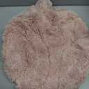 3Pcs/Set Bathroom Rug Absorbent Non Slip Floor Mat U-Shaped Plush Mat Toilet Lid Cover Mat with Rubber Backing for Bathroom Shower Toilet (Pink)