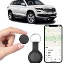 Undetectable GPS Tracker for Vehicles - Real-Time Tracking, No Monthly Fee/No SIM Card, Works with iOS Find My | Mini Hidden Magnetic GPS Locator, Ultra-Slim, IP68 Waterproof, 365-Day Working Time