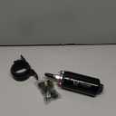 EVIL ENERGY External Inline Fuel Pump Electric 300LPH High Flow 12V with 60MM Bracket Clamp Black