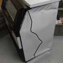 Commercial Ice Machine, 450Lbs/24H Under Counter Ice Machine, Upgrade Compressor 120LBS Storage Bin, Stainless Freestanding Commercial Ice Maker for Home Bar Cafe Office, with Water Filter and Scoop