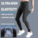 Men's Compression Pants - Men's Leggings Base Layer Bottoms,Athletic Leggings for Running, Sports, Yoga & Gym (Black, XL)
