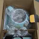 Hazel Quinn Retro Electric Kettle - 1.7 Liters / 57.5 Ounces Tea Kettle with Thermometer, All Stainless Steel, 1200 Watts Fast Boiling, BPA-free, Cordless, Automatic Shut Off - Mint Green