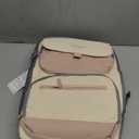 Vacuum Seal Backpack Travel, Expandable Vacuum Seal Carry on Backpack with Hand Pump & Luggage Tag, 17'' laptop Compression Backpacks with RFID Pocket, Personal Item Compression Back Back Travel,Pink