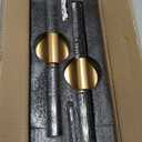 Rechargeable Wall Sconces Set of 2, Gold Wireless Magnetic Battery Operated Wall Lights with Remote & Touch Control, Dimmable Cordless Wall Lamps for Bedroom Living Room Bathroom Decor