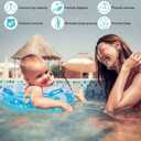 Sealive Infant Pool Float, Baby Swimming Ring with Toddler Seat Boat & Double Handle, Childrens' First Pool Floaties, Bathtub Toys Accessories for Kids Toddlers