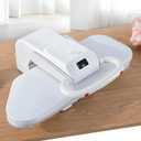 1200W Digital Steam Press for Clothes, 20x 8 Iron Press with LED Screen, Steam Burst and 5 Temperature Settings, Steam Press Machine for Home & Commercial Use, White Iron Machine for Clothes