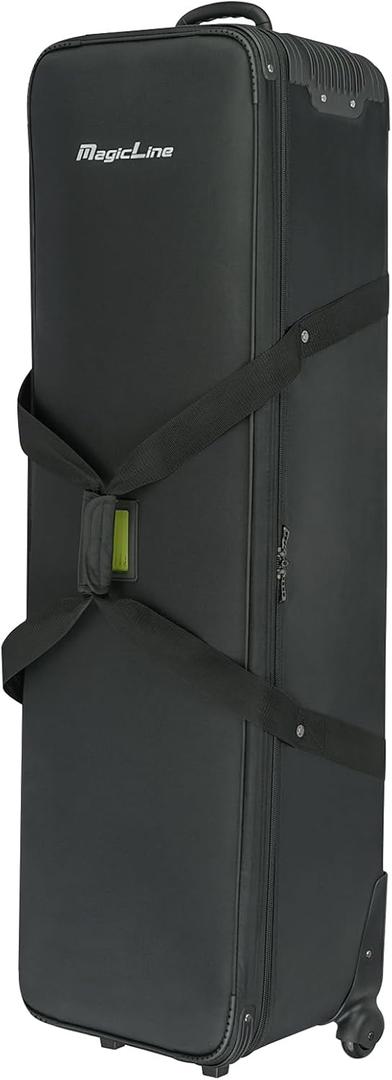 MagicLine Studio Equipment Trolley Case 52" x15''x13'', Rolling Camera Bag with Wheels, Tripod Light Stand Carry Case, Water-Resistant Photo Bag for Strobes, Light Stands, Tripods, Telescopes