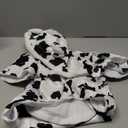 FLAdorepet Halloween Dog Cow Costume Outfits for Small Medium Large Dog Winter Fleece Puppy Jacket Coat Hoodie Funny Dog Clothes Golden Retriever (3XL,White) (3XL(Chest 26.7"|20-30Lbs))