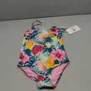 Hurley Girls One Piece Swimsuit (7, Pink/Fruits)