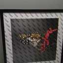 14x14 Frame Black With Mat 10x10 Solid Wood Picture Frames Wall Mounting (1 pack, 14x14 Inch)