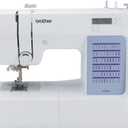 Brother CS5055 Computerized Sewing Machine, 60 Built-in Stitches, LCD Display, 7 Included Feet, White