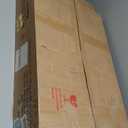 dnbss Black LED Nightstand with Charging Station, Modern Night Stands with 24-Color RGB LED Lights, Smart Lighted Black Bedside Table with 2 Drawers for Bedroom (Black-3 Layers)