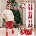 Christmas Toddler Tights,2PCS Tights for Baby Girls Infant Leggings Stockings Pantyhose for Newborn 2-12 Years (M)