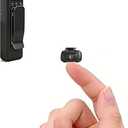 Mini Body Camera with Audio and Video Recording, Small Tiny Wearable Personal Portable Thumb POV Action Recorder DV Camcorder Night Version grabar contenido Security Guard Work Records Travel (1pcs)