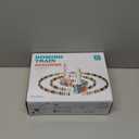 220Pcs Domino Train Toys, Automatic Dominoes Building Train Set for Kids 2-4 4-8, Stacking Kids Games Stem Montessori Educational Toys for 3 4 5 6 7 8 Year Old Boys Girls Valentines Birthday Gifts