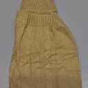 Dog Sweater for Small Medium Large Dogs - Warm Winter Turtleneck Knit Dog Sweaters Soft Pet Cat Clothes Christmas Coat Indoor Outdoor Use for Puppy Kitten Male Female Girl Boy Pets (Khaki Apricot)