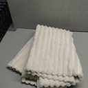 HAOMAIJIA Waterproof Couch Cover for Dogs Washable,Fuzzy Pet Couch Covers for Sofa,Thick Soft Dog Bed Cover Non-Slip Couch Covers for 3 Cushion Couch Sofa Pet Friendly (Off White, 35" x 74")